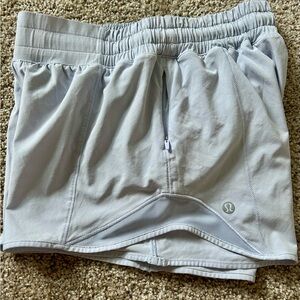 Lululemon Athletica Gray Athletic Shorts Lightweight Elastic Waist